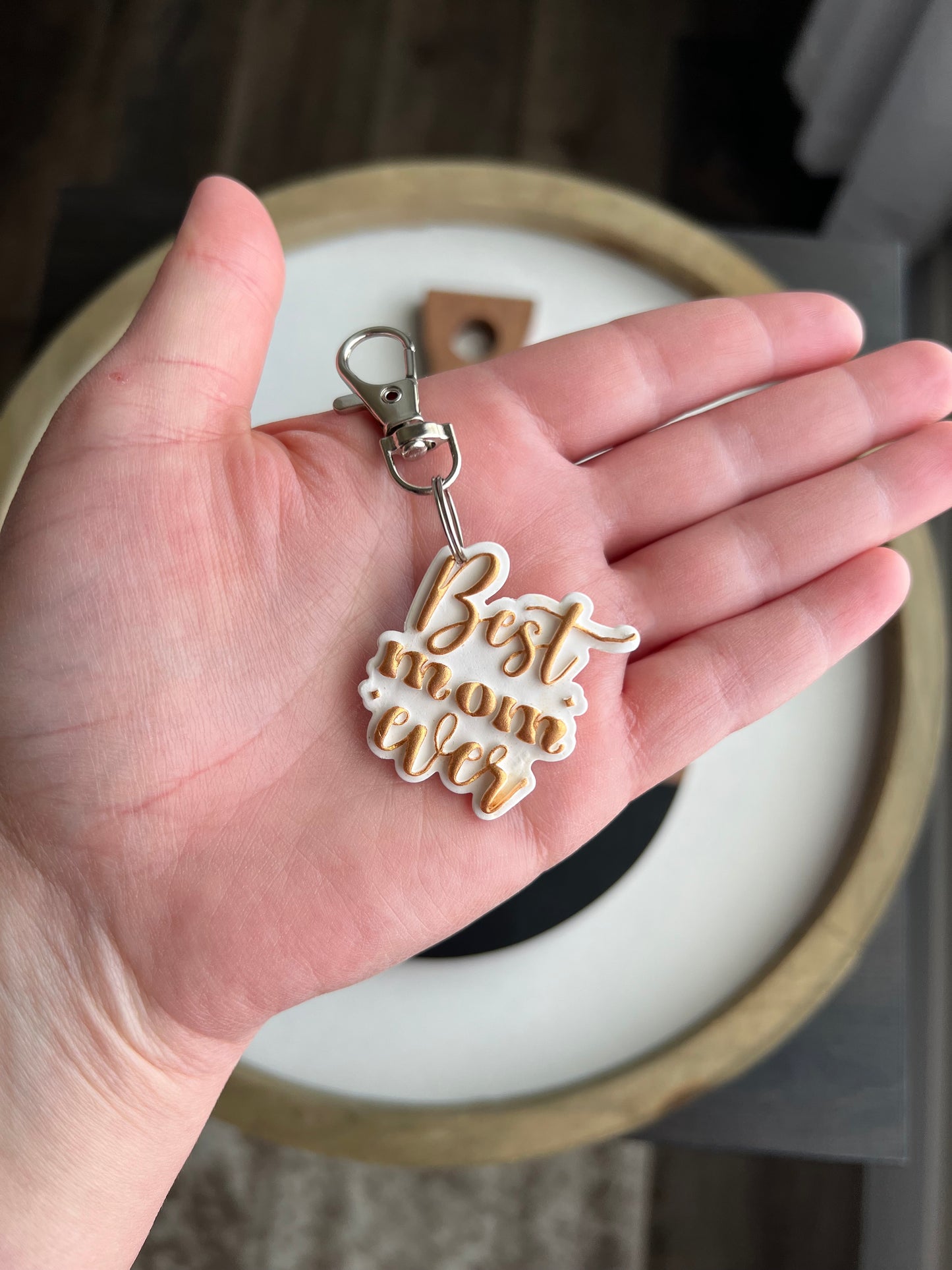 ‘Best Mom Ever’ Keychain