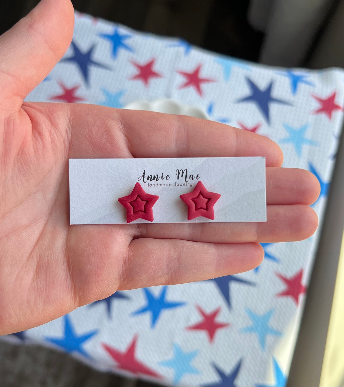 Embossed Stars Stud Pack