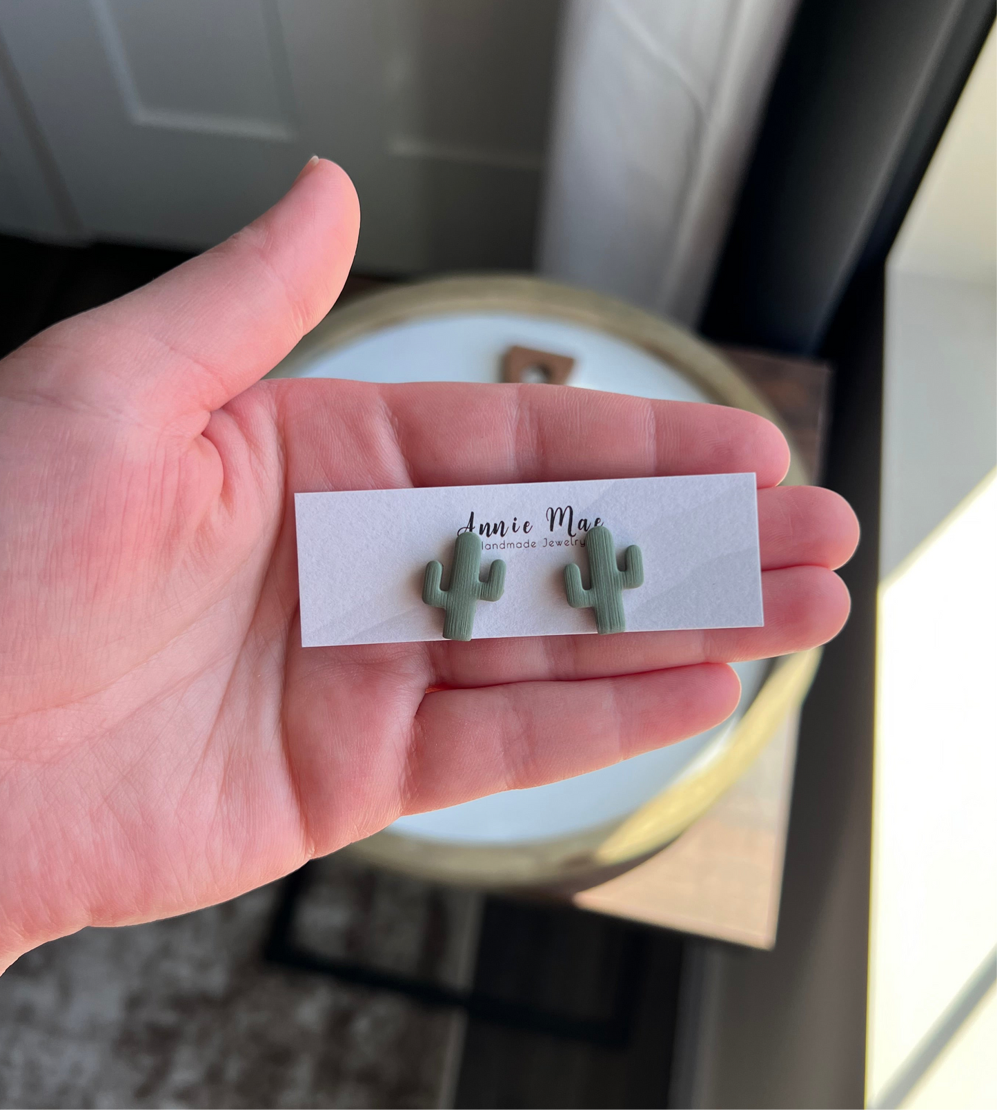 Saguaro Cactus Stud