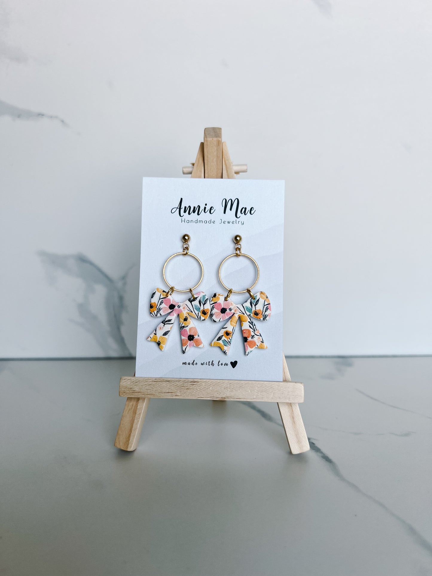 Spring Floral Bow