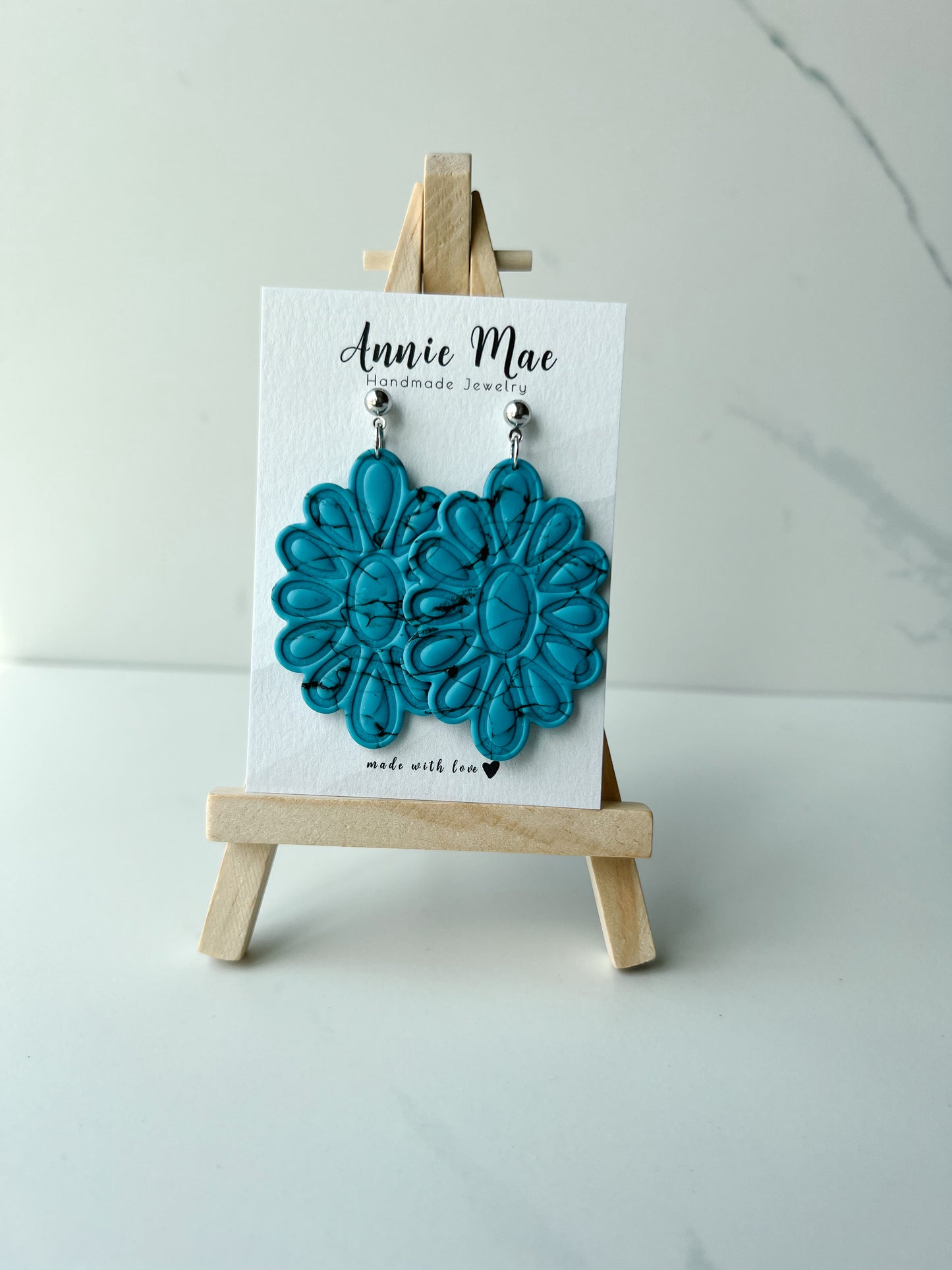 Squash Blossom - Turquoise