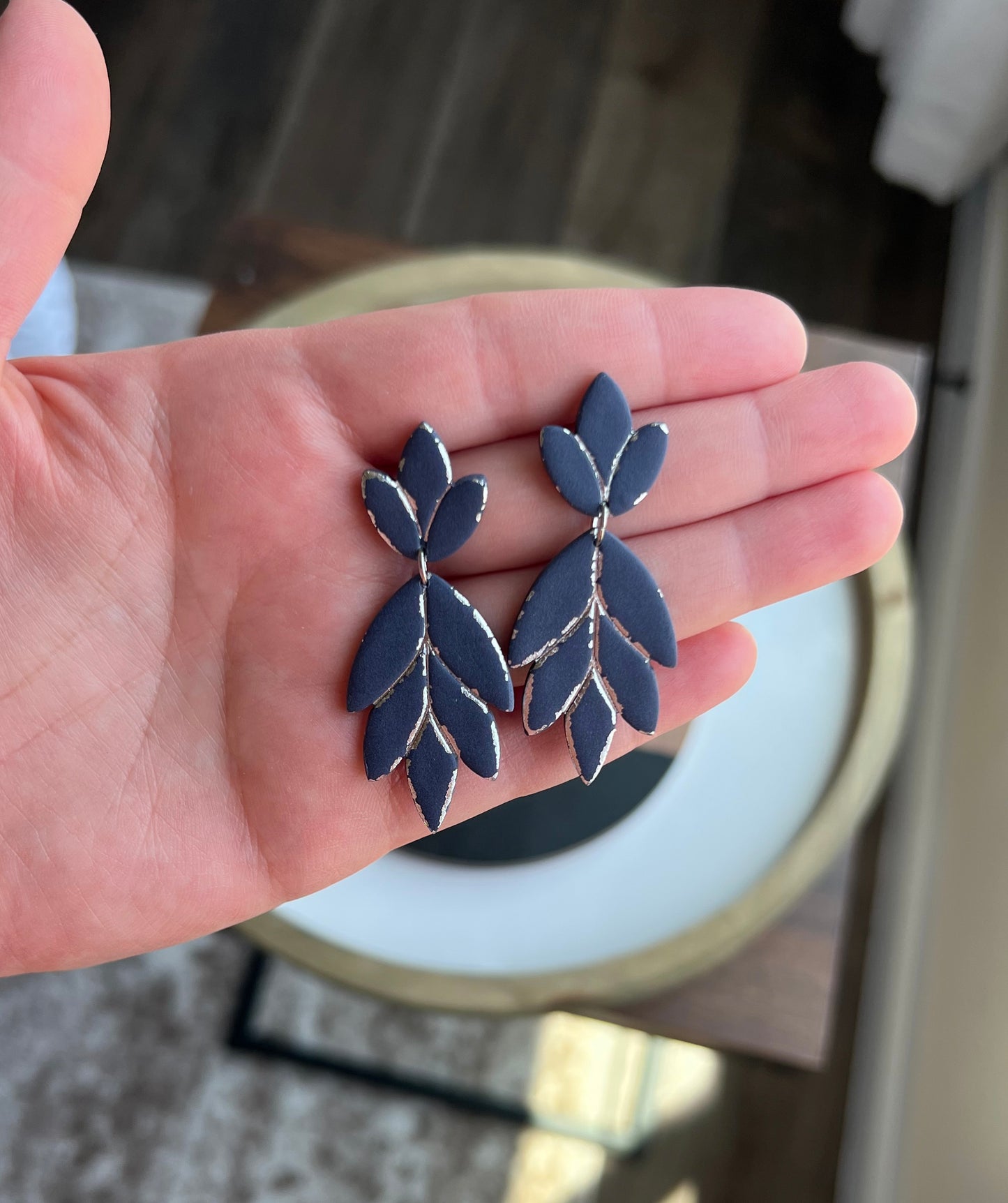 Devon - Navy & Silver