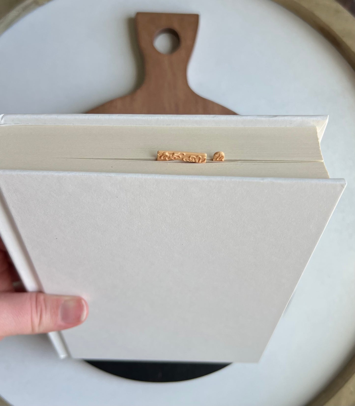 Square Paperclip Bookmark - Yellow Sunshine