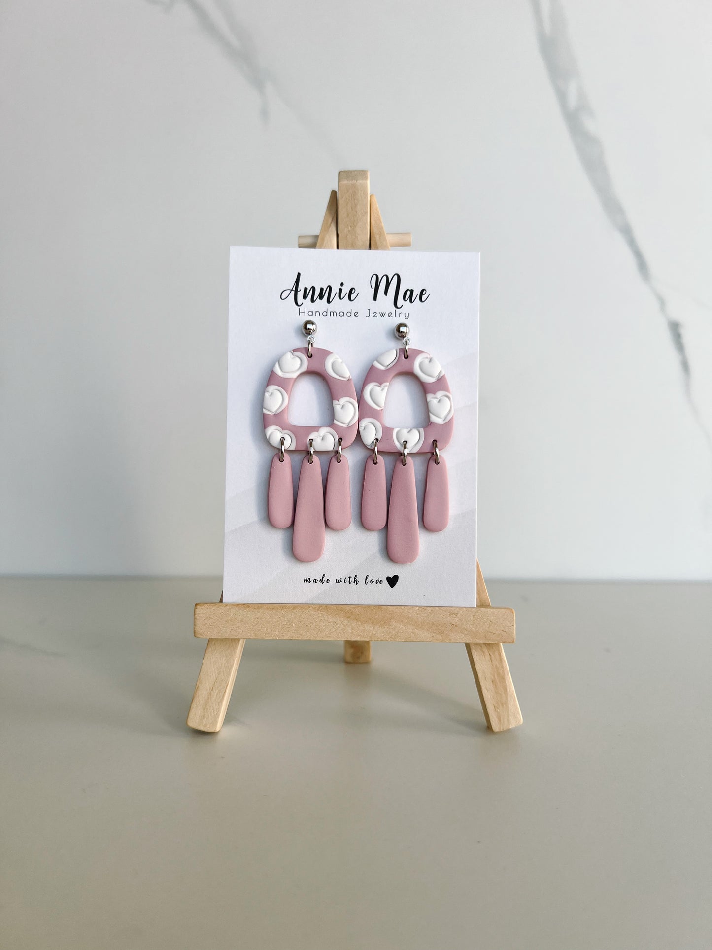 Gracie - Mauve & Hearts