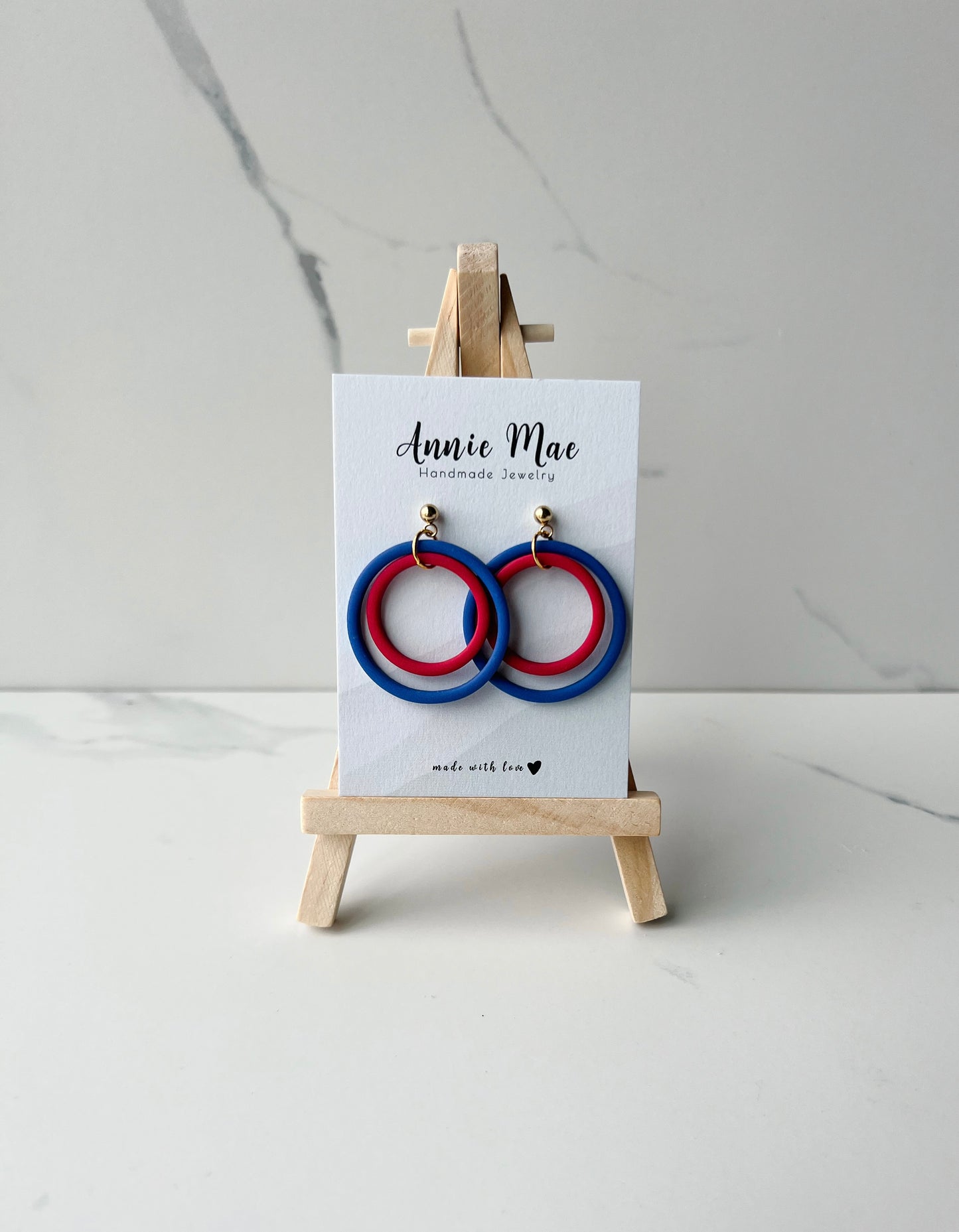Sophia - Blue & Red