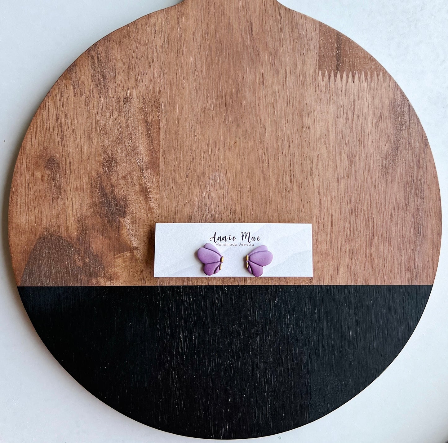 Ombre Butterfly Studs