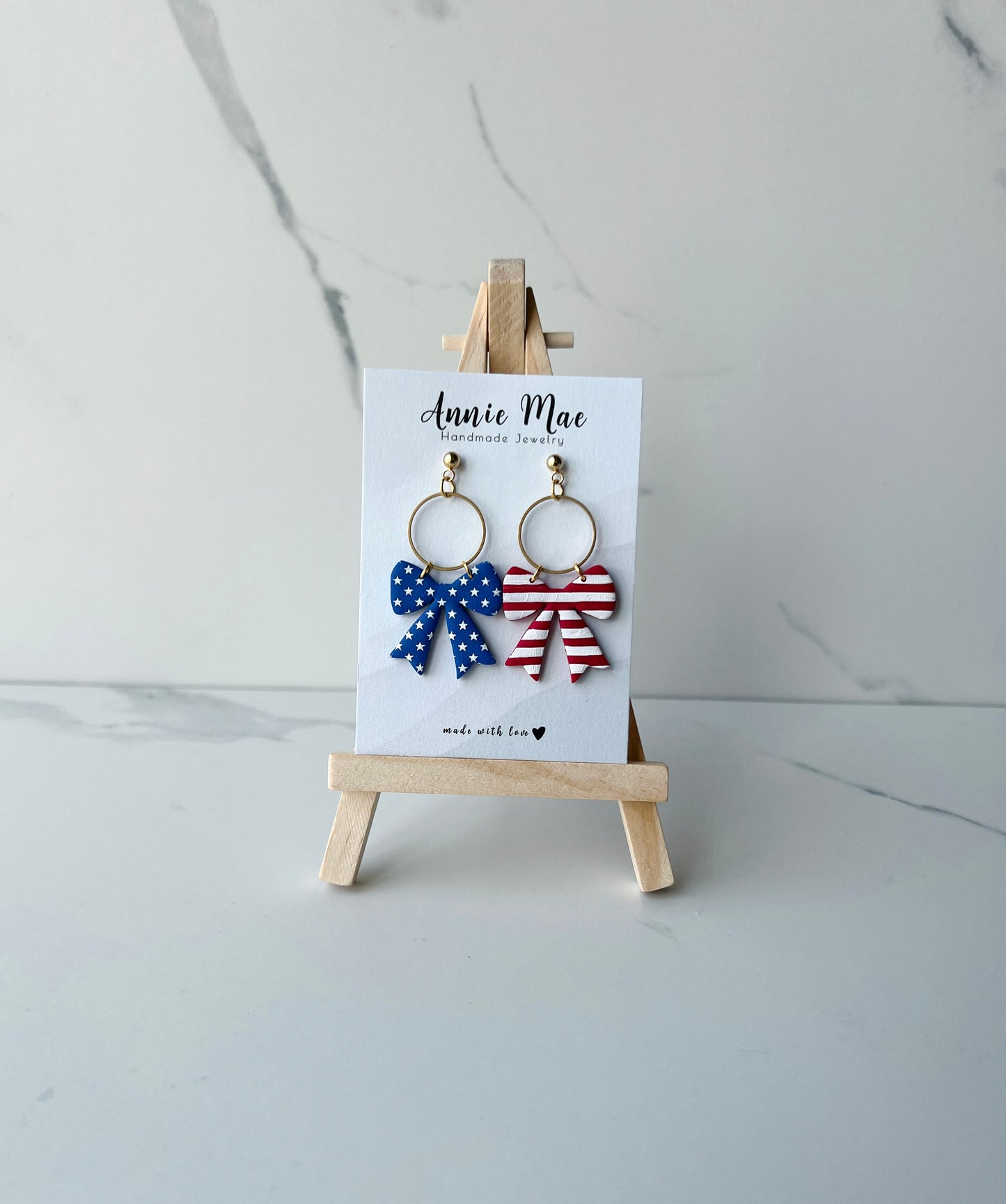 Mismatched Stars & Stripes Bows