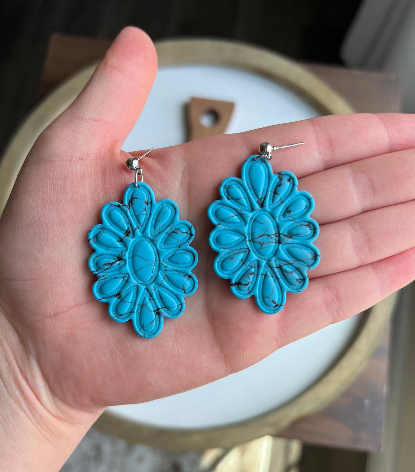 Squash Blossom - Turquoise
