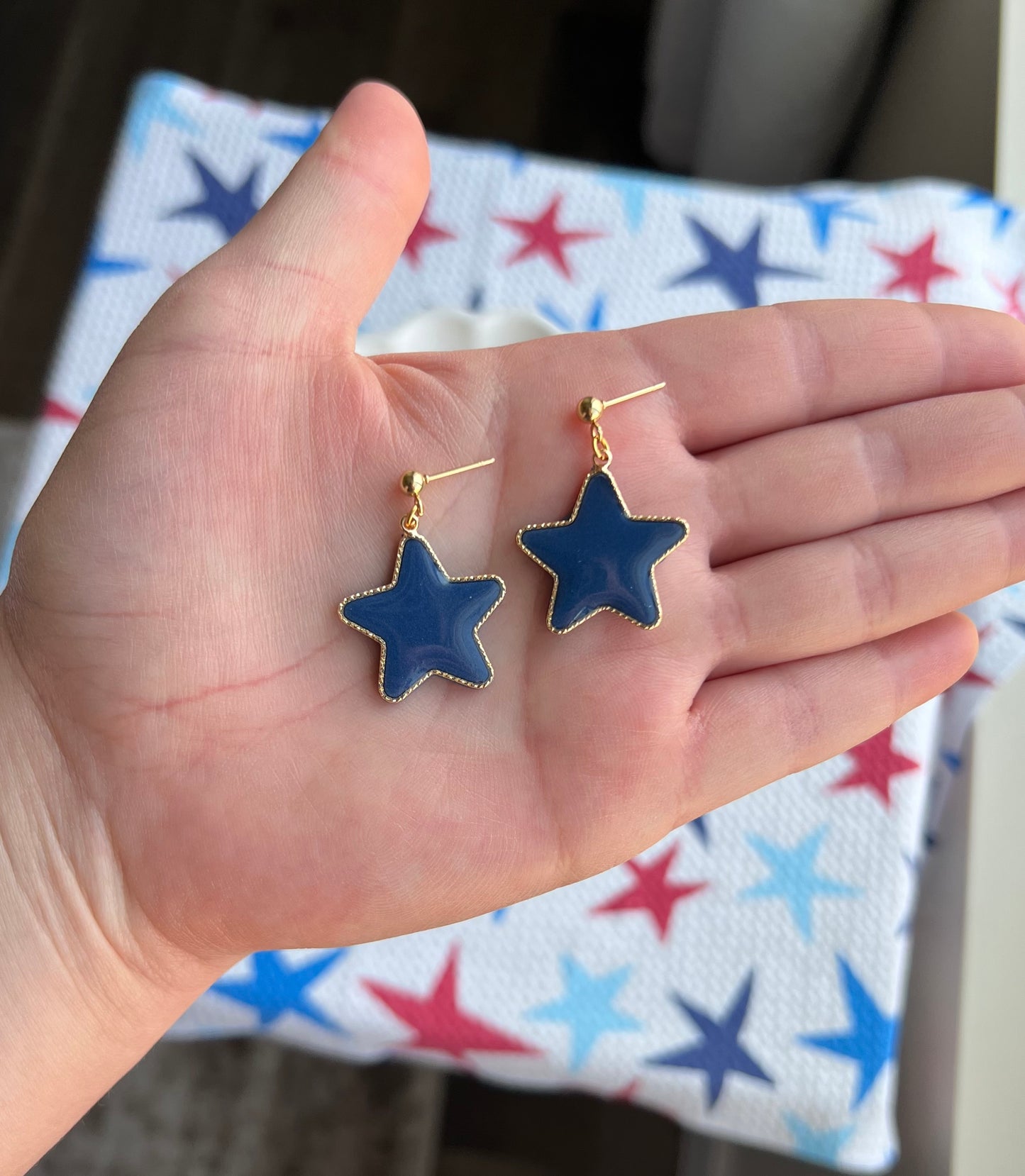 Gold Star Bezel - Navy