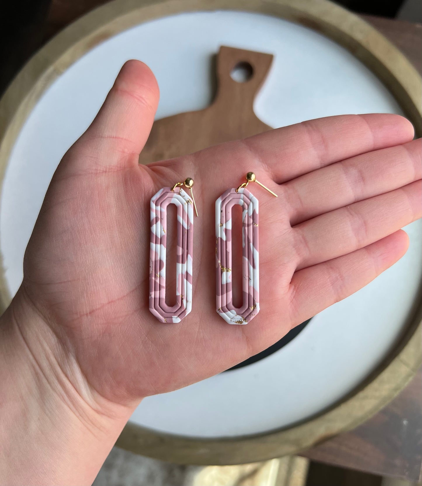 Lena - Pink Marble