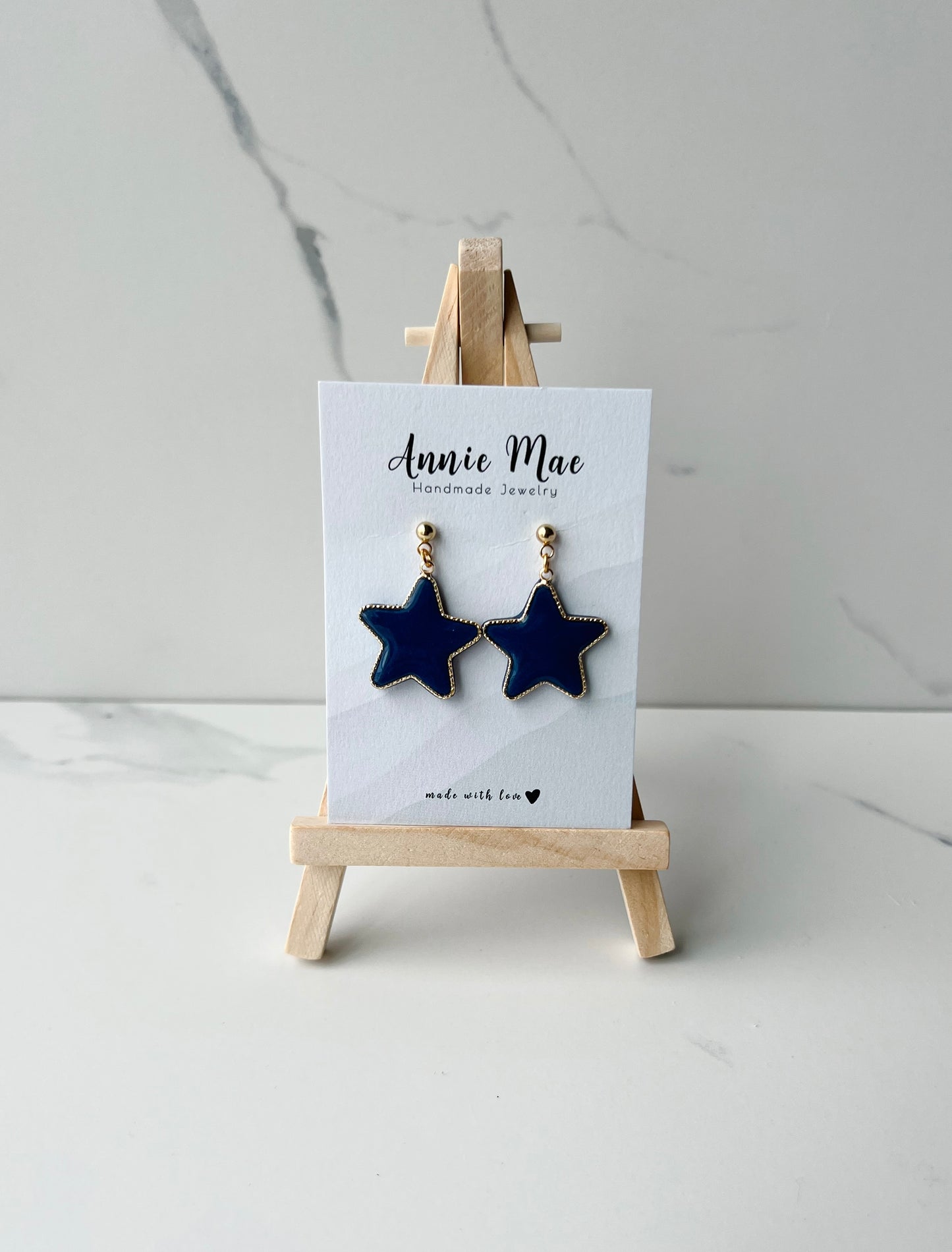 Gold Star Bezel - Navy