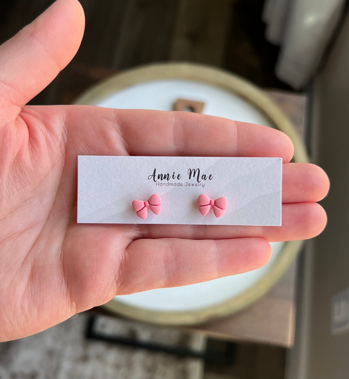 Mini Bow Studs