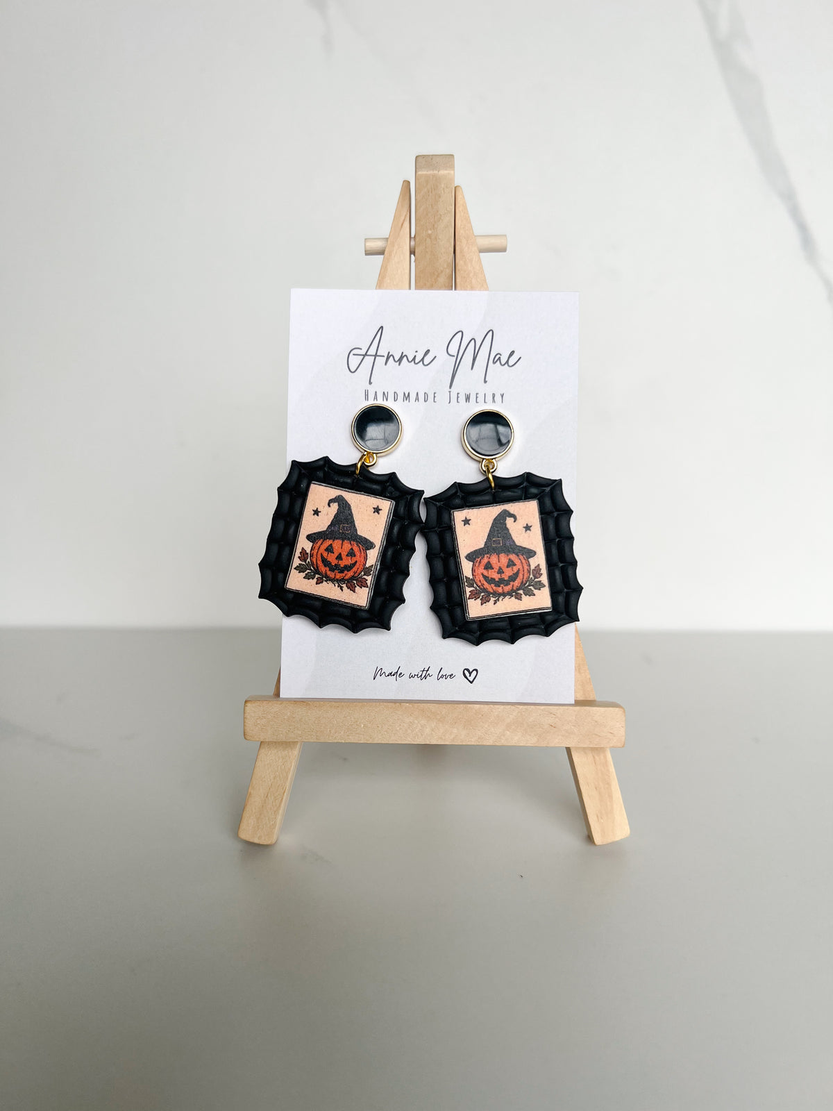 Halloween Web Stamps - Pumpkin Witch