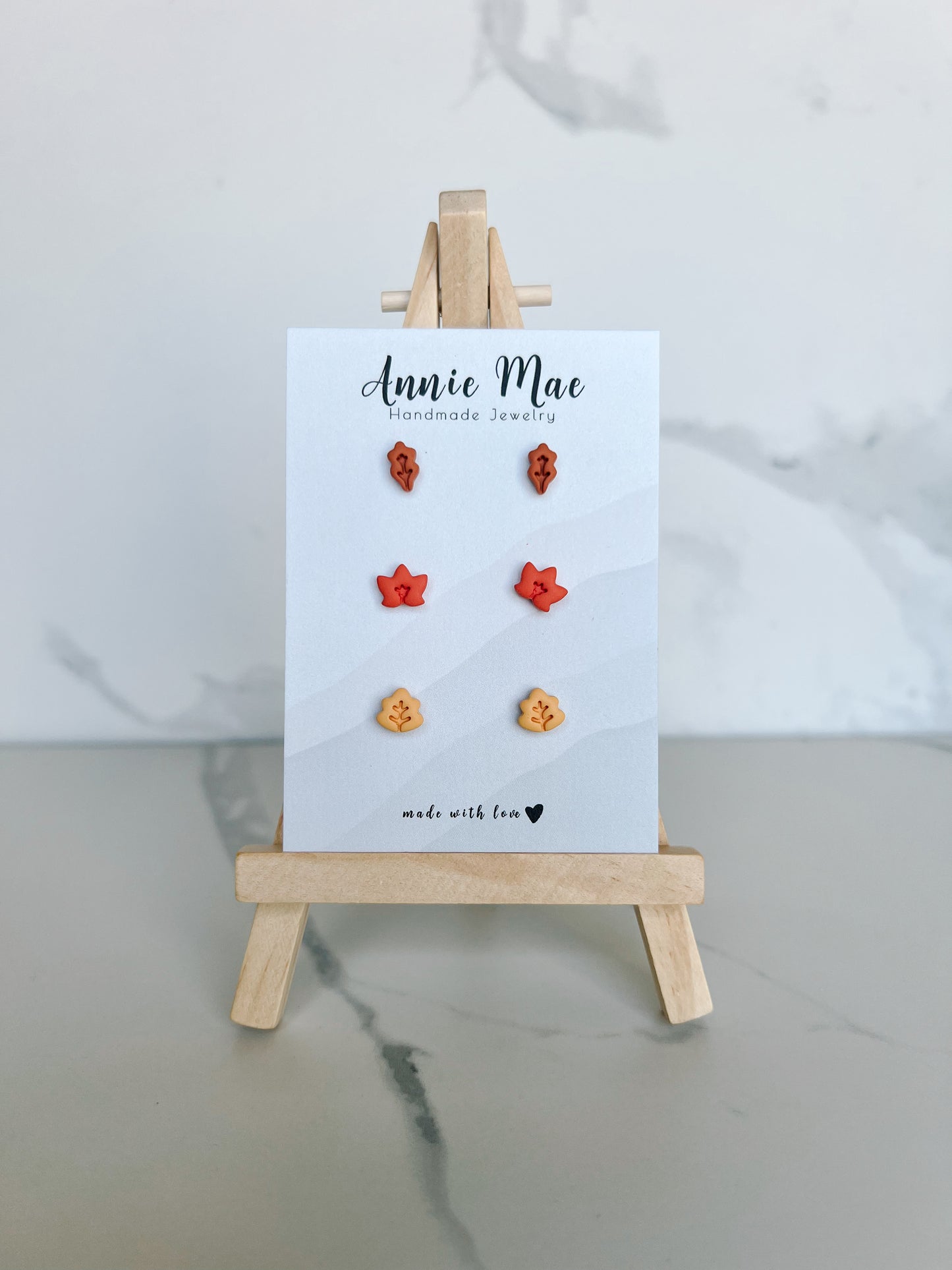 Fall Leaves Mini Stud Pack