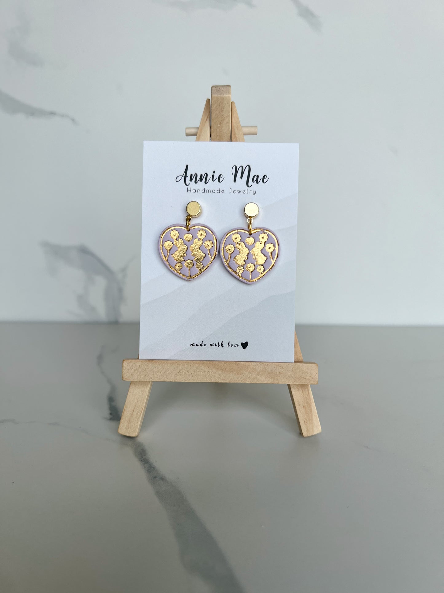 Embossed Bunny Hearts - PRE ORDER