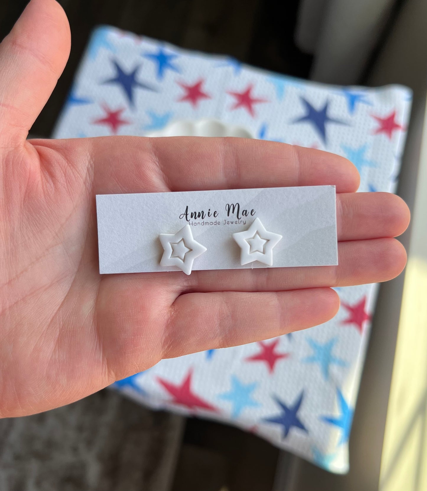 Embossed Stars Stud Pack