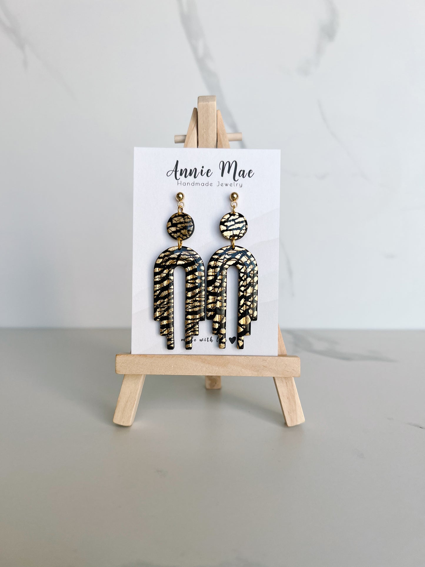 Ellie - Black & Gold