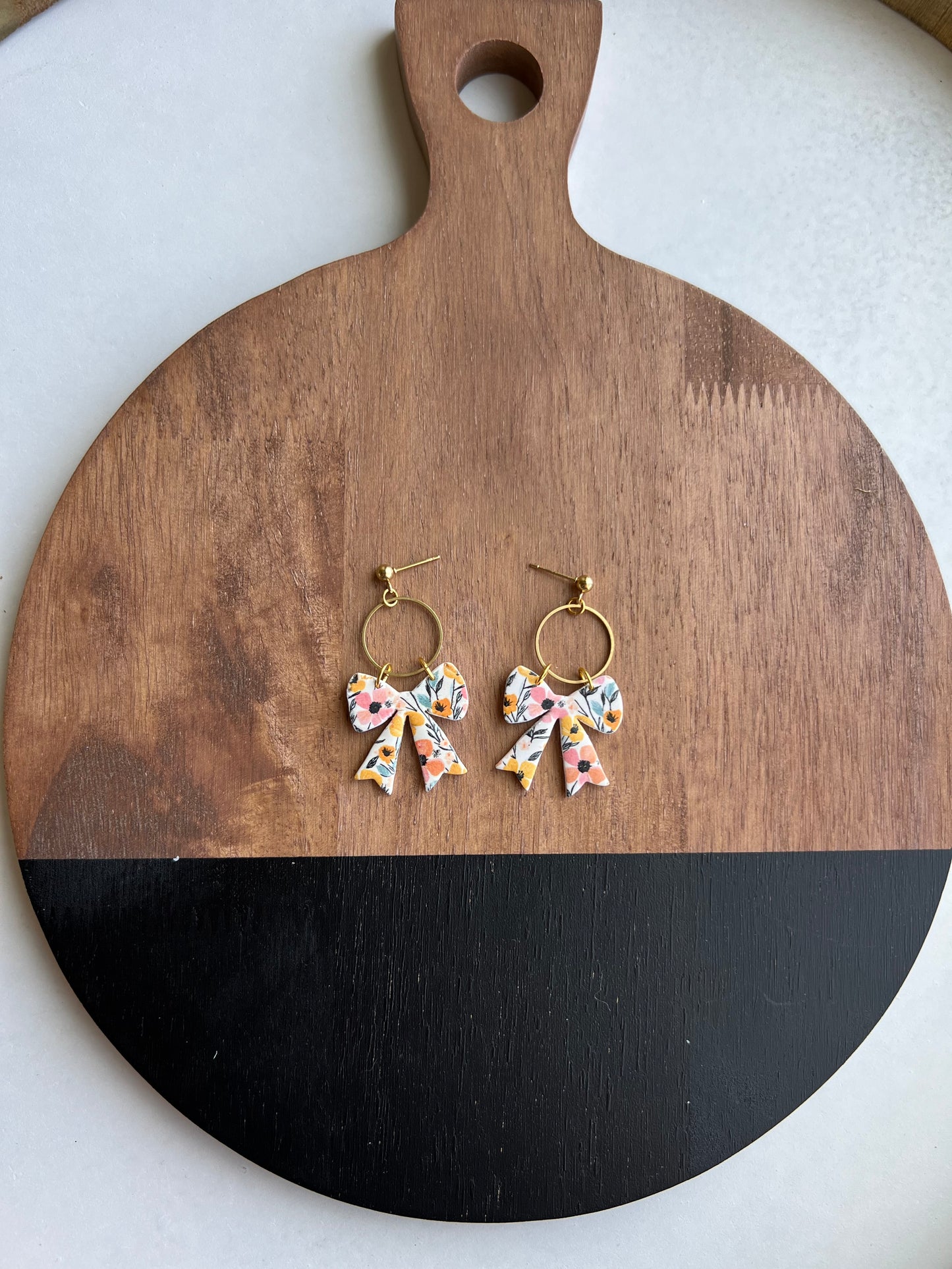 Spring Floral Bow