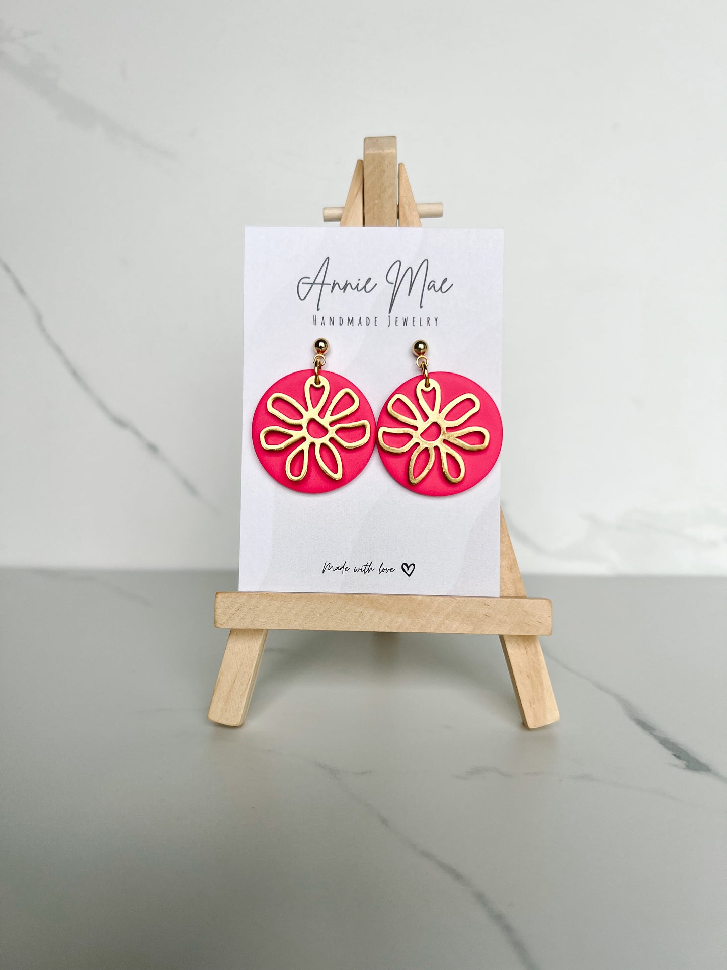 Pink w/Flower Charms - PRE ORDER