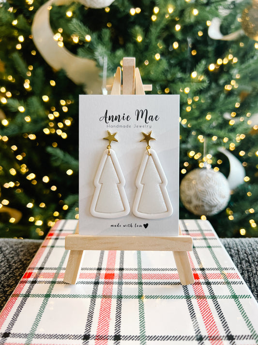 Glitter Tree - White