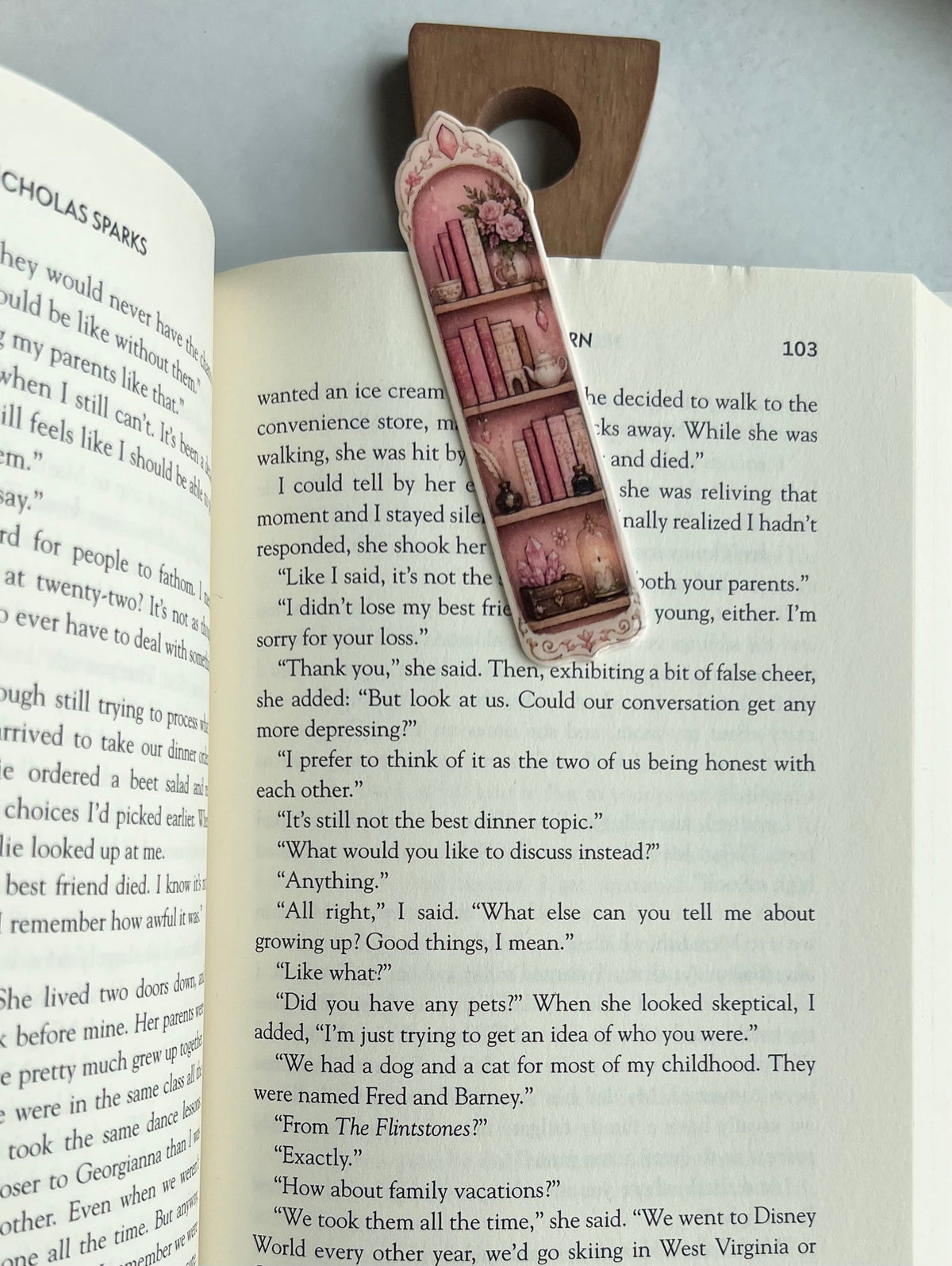 Printed Bookmark - Purple, Blue, or Pink - PRE ORDER