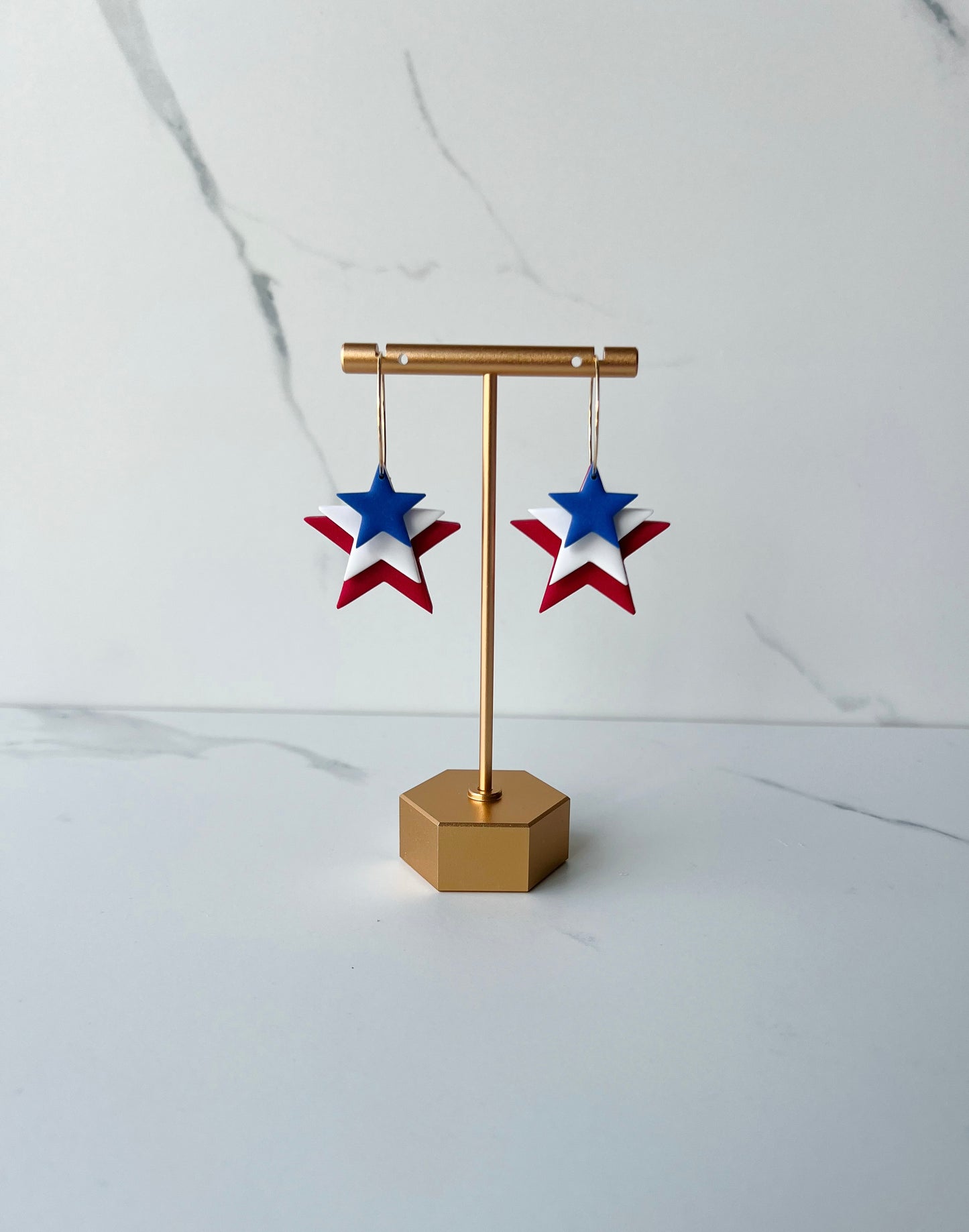 Trio Star Hoops