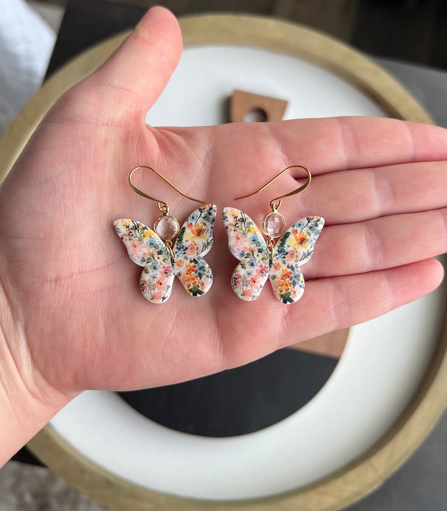 Bright Floral Butterly