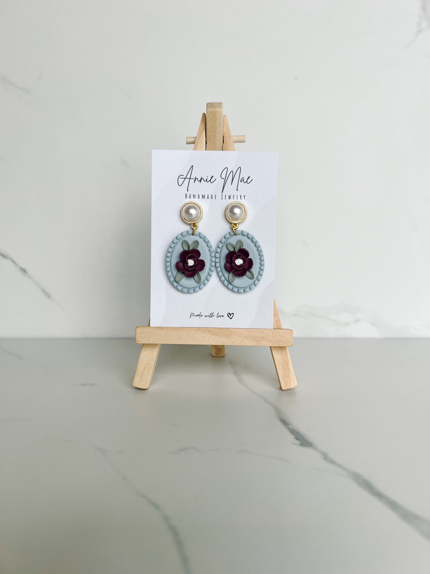 Tori - Cotton Candy Floral Frame