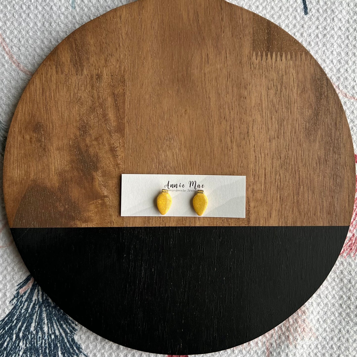 Glitter Light Bulb Studs