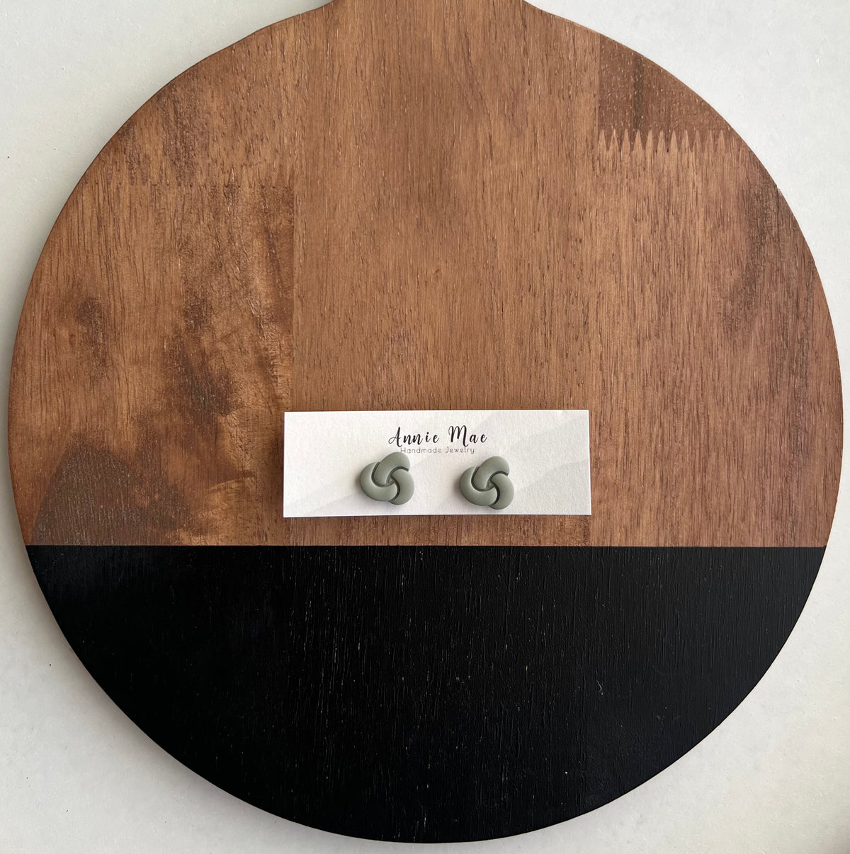 Knot Studs - Mint Chip
