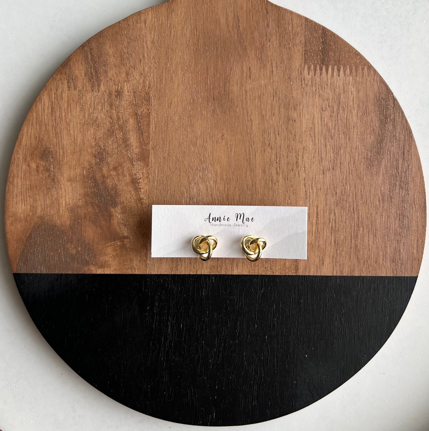 Knot Studs - Gold