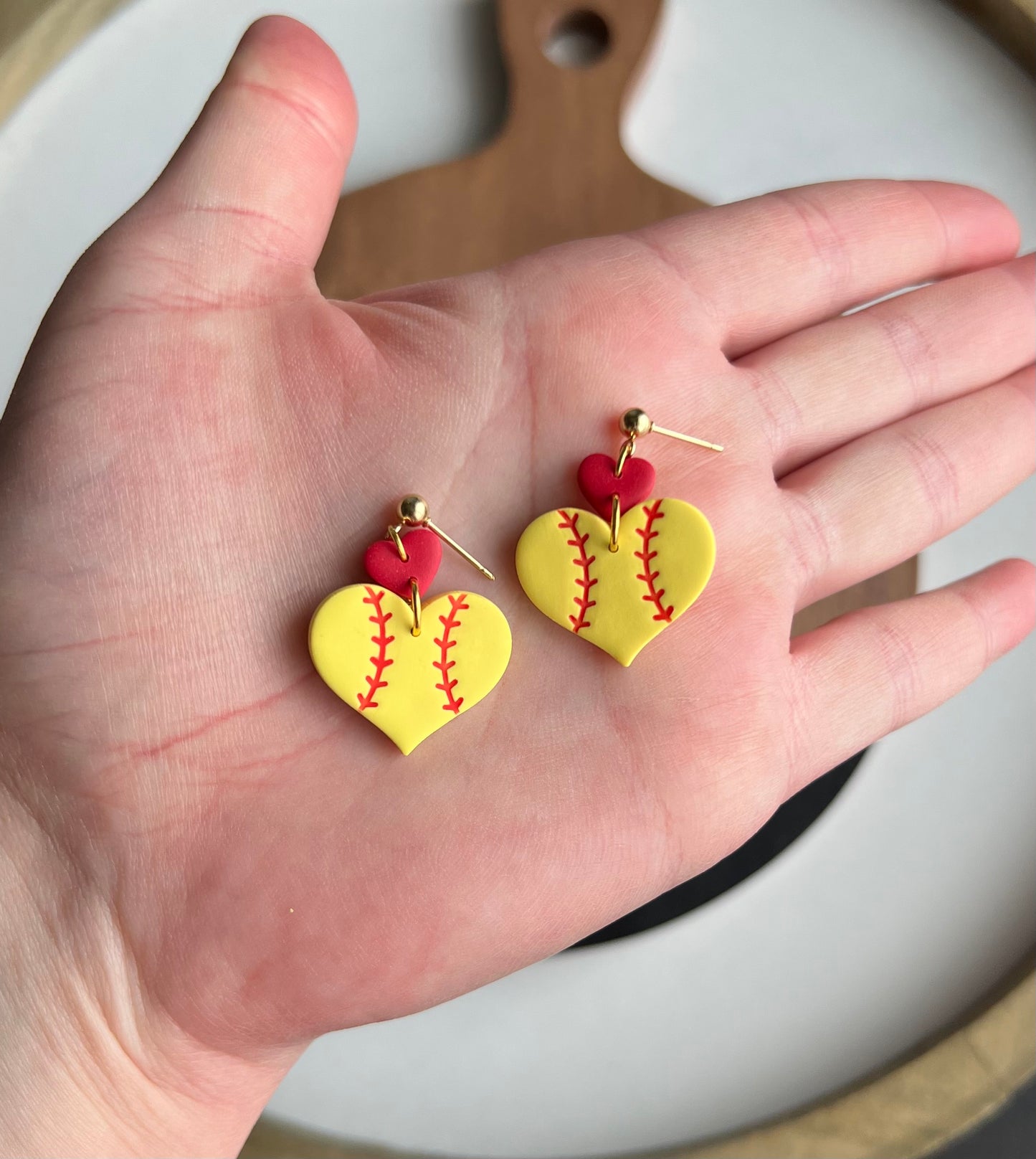 Softball Hearts
