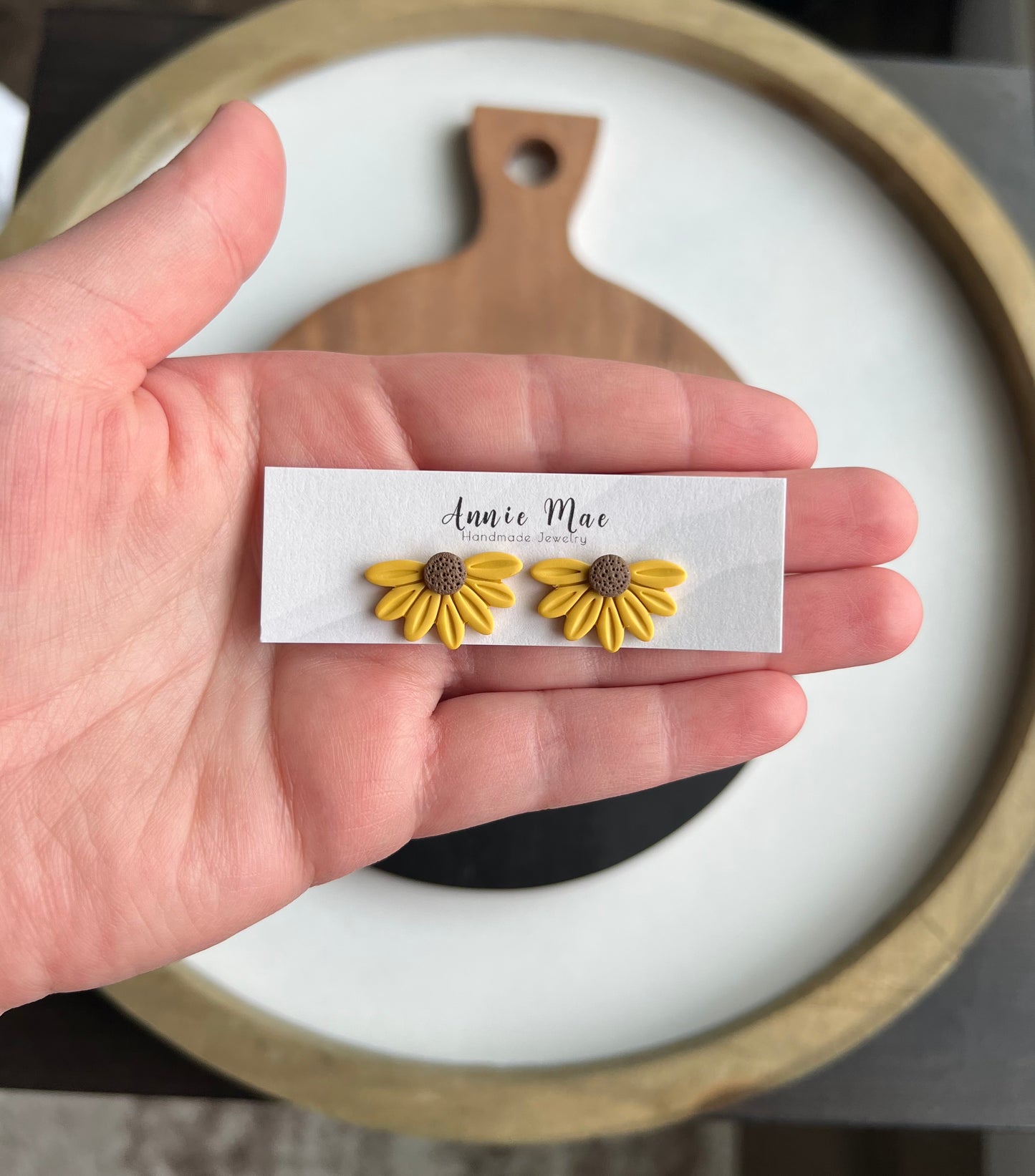 Half Sunflower Stud - PRE ORDER
