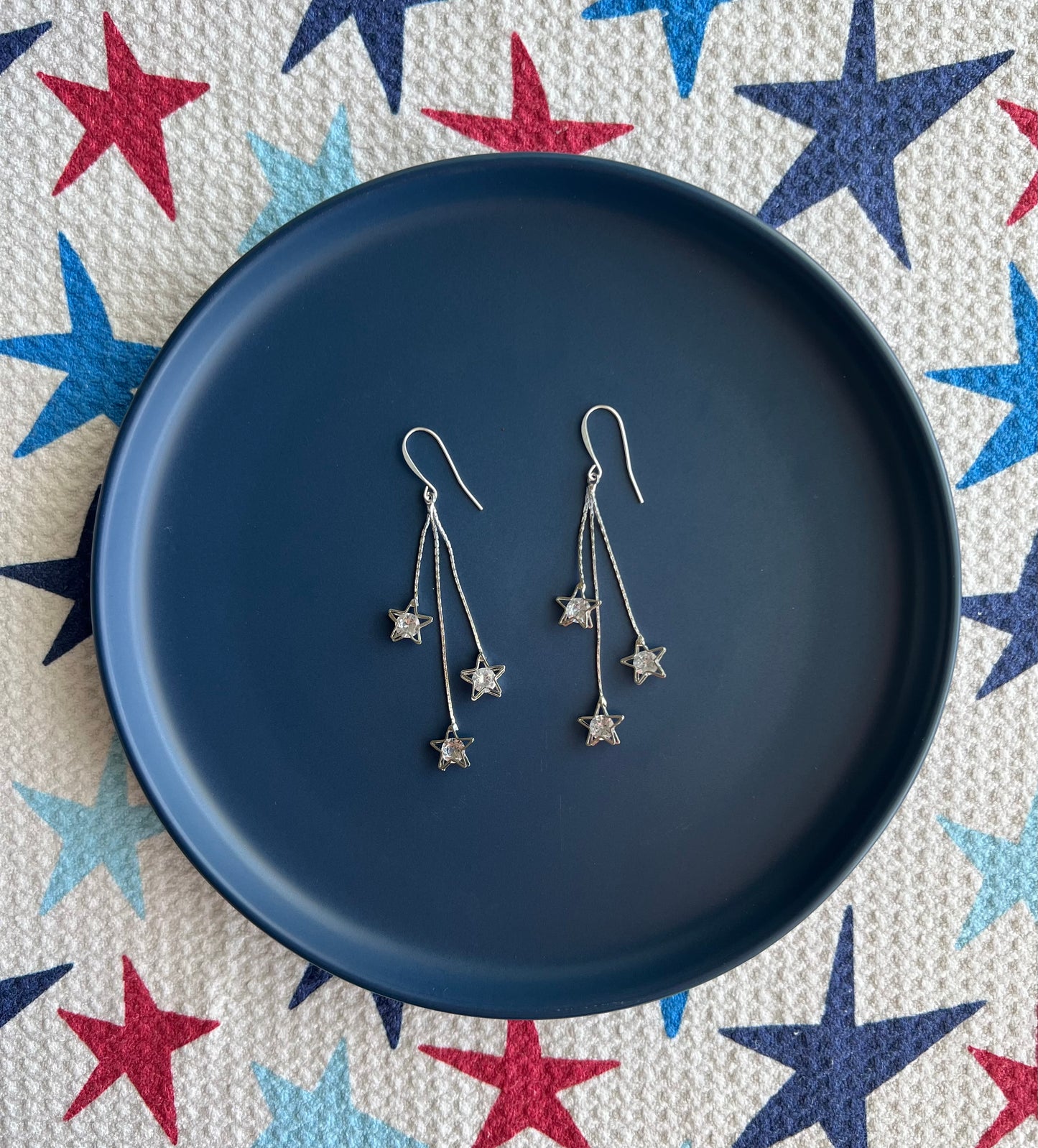 Star Dangles - Silver