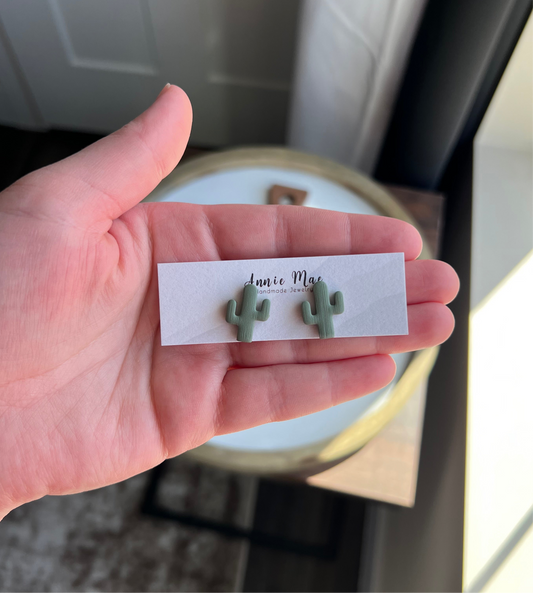 Saguaro Cactus Stud