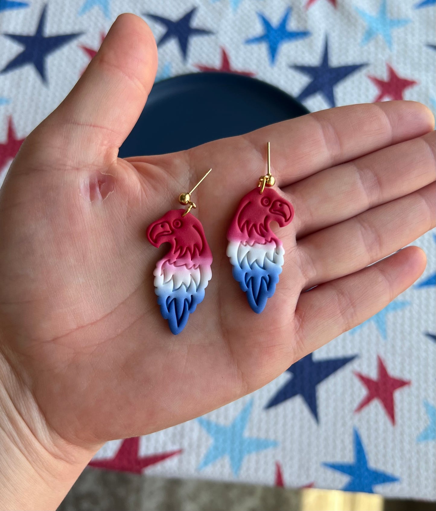 Patriotic Ombré Eagle