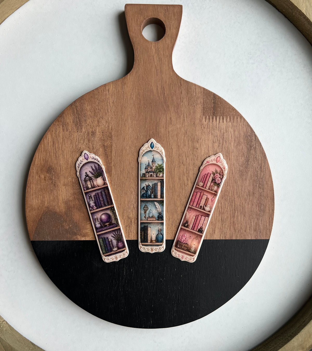 Printed Bookmark - Purple, Blue, or Pink - PRE ORDER