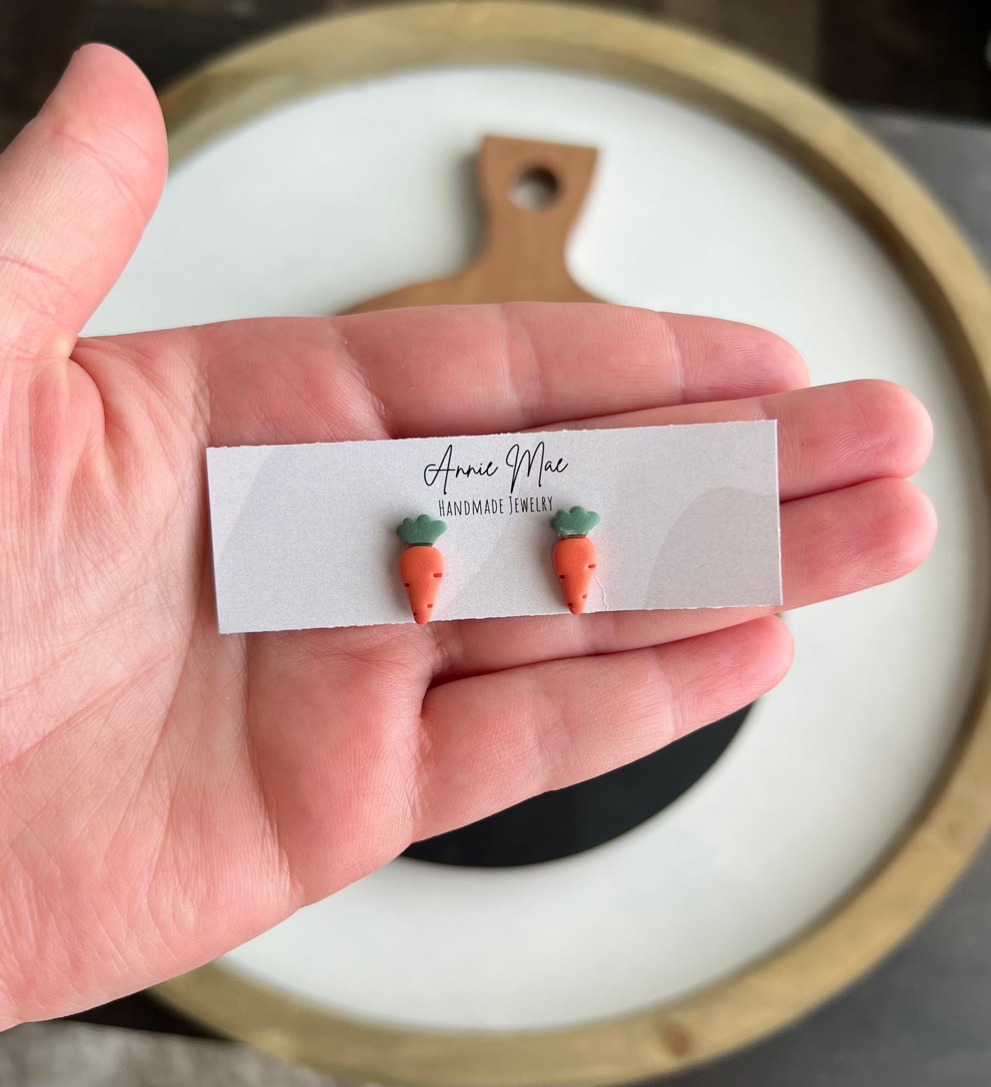 Carrot Studs - PRE ORDER