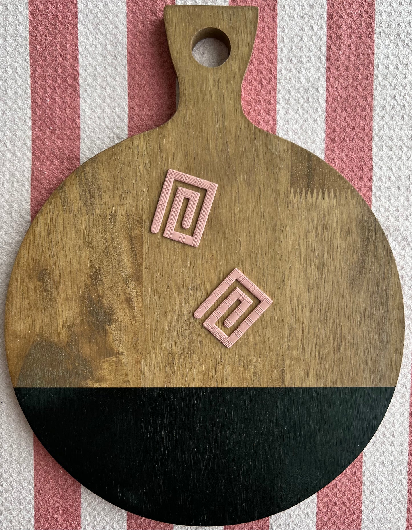 Square Paperclip Bookmark - Pink Plaid