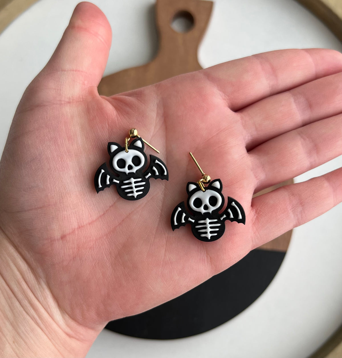 Skeleton Cat Bats - PRE ORDER