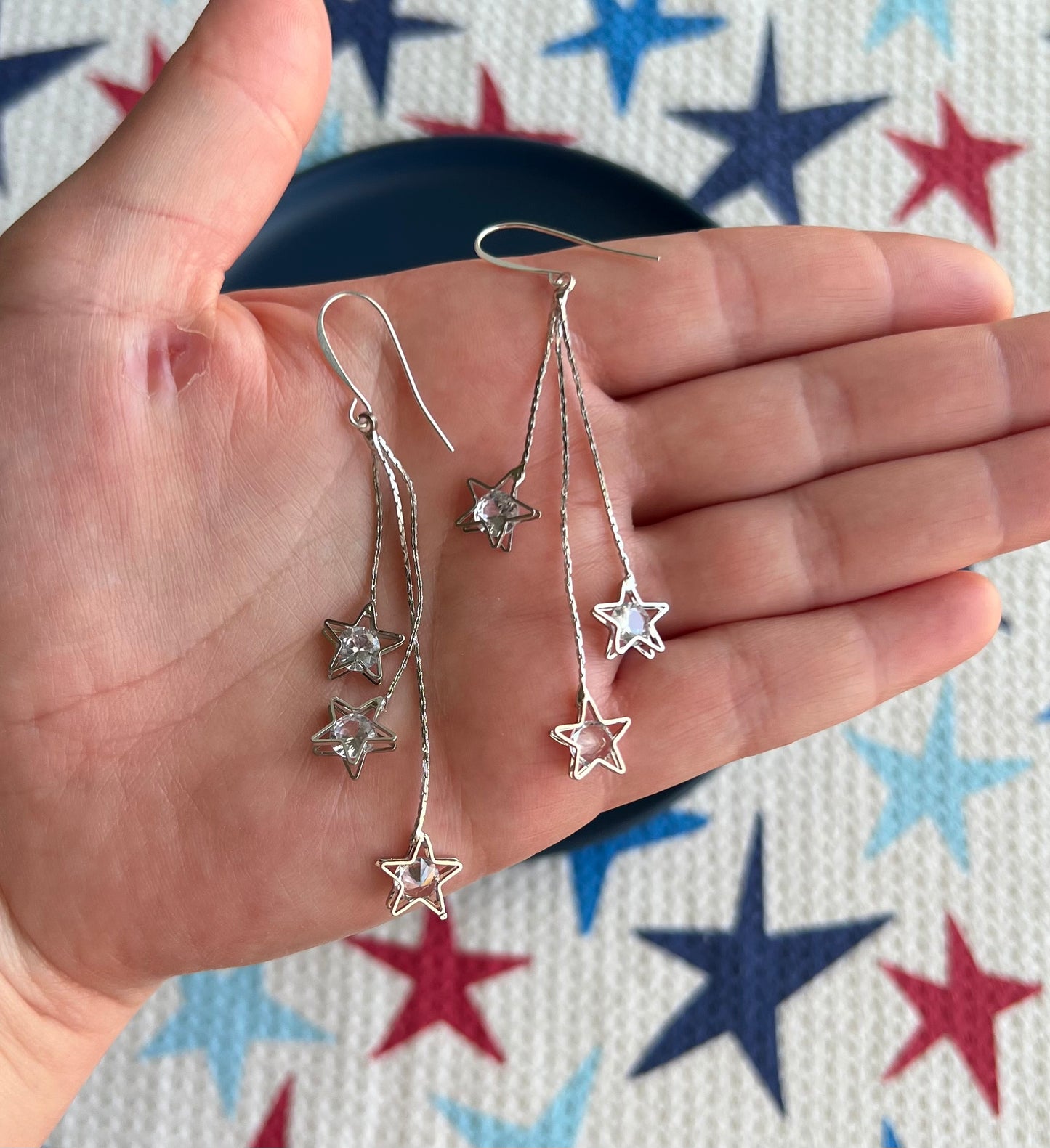 Star Dangles - Silver