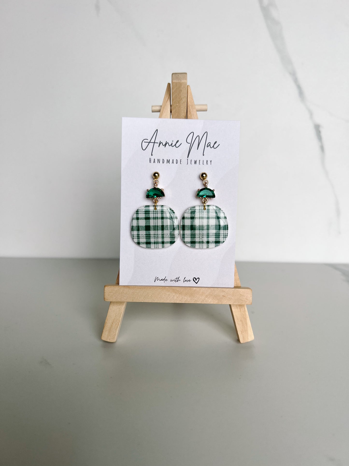 Quinn - Green Plaid