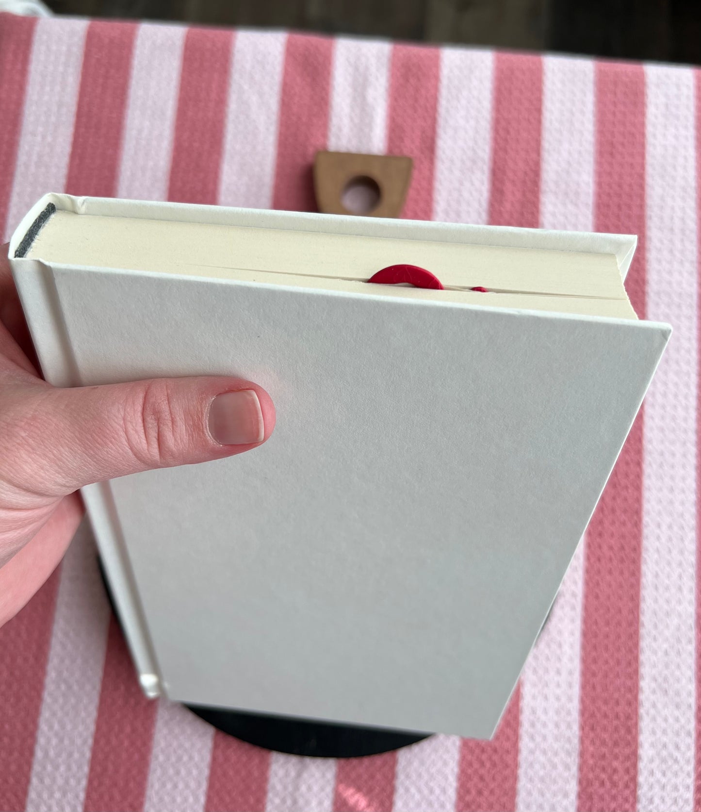 Paperclip Bookmark - Red Hearts