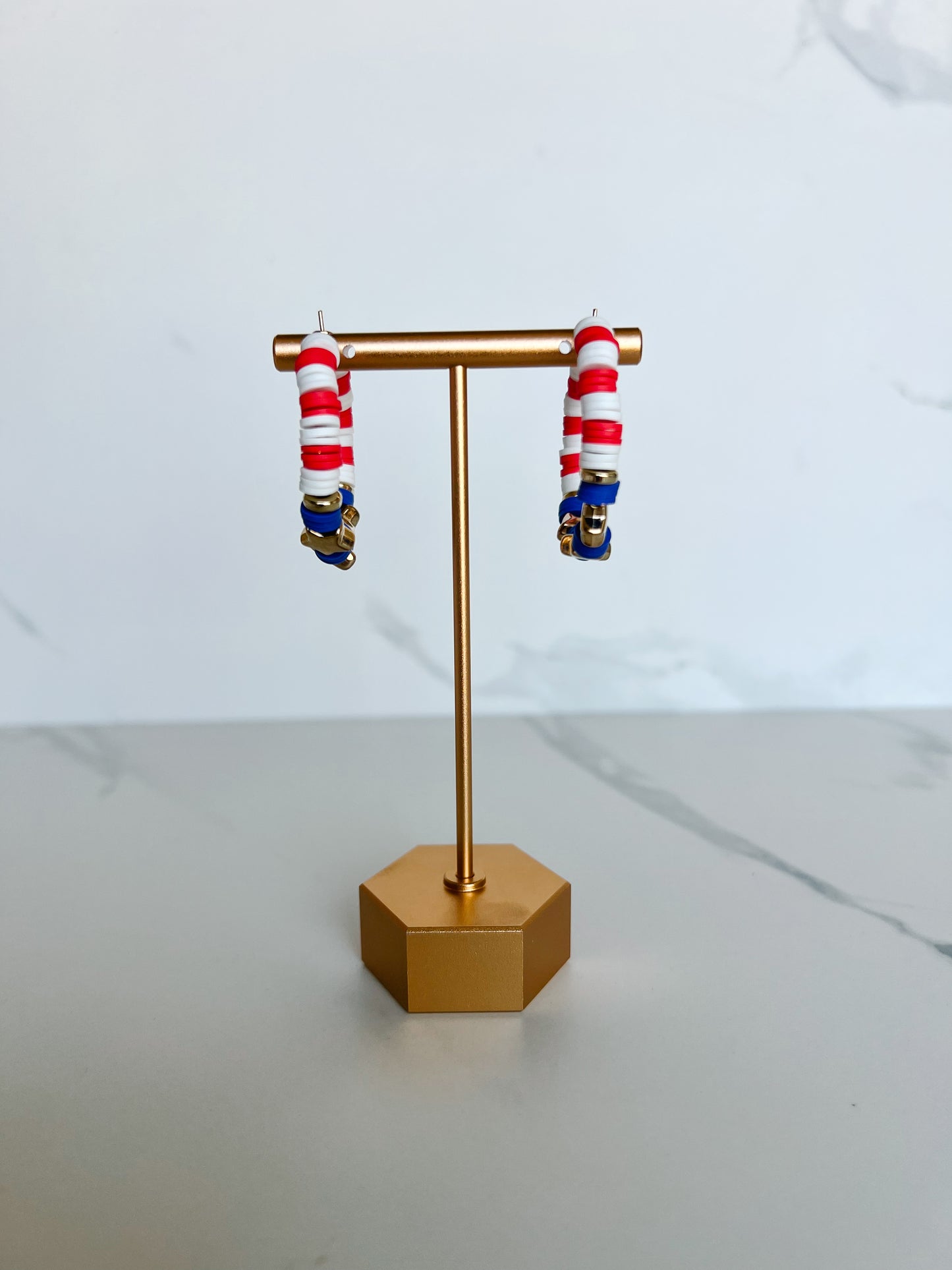 Star & Bead Hoops