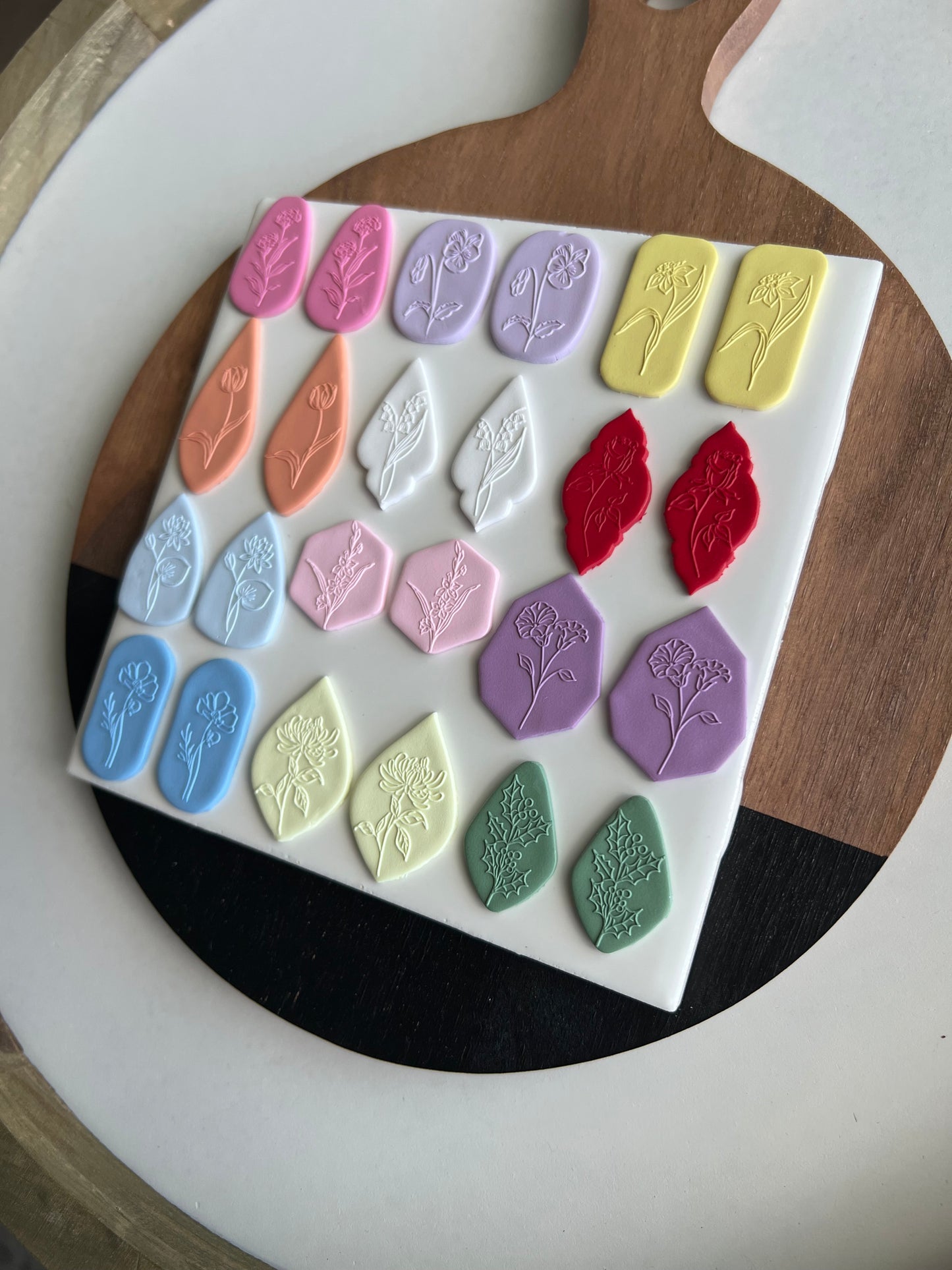 Birth Flower Earrings - CUSTOM/PREORDER