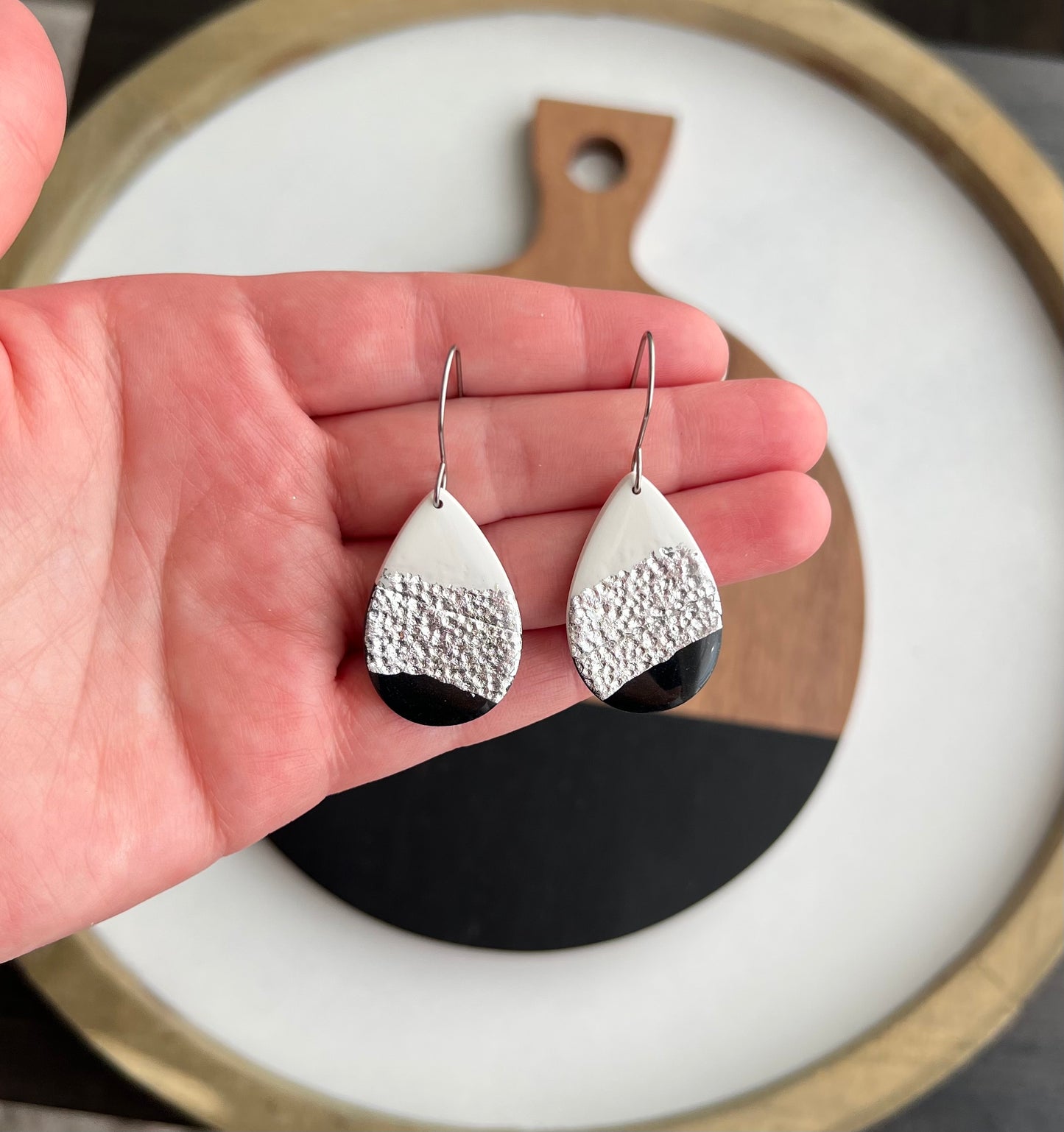 Lyla - Black, White, & Silver