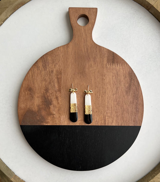 Iris - Black, White, & Gold