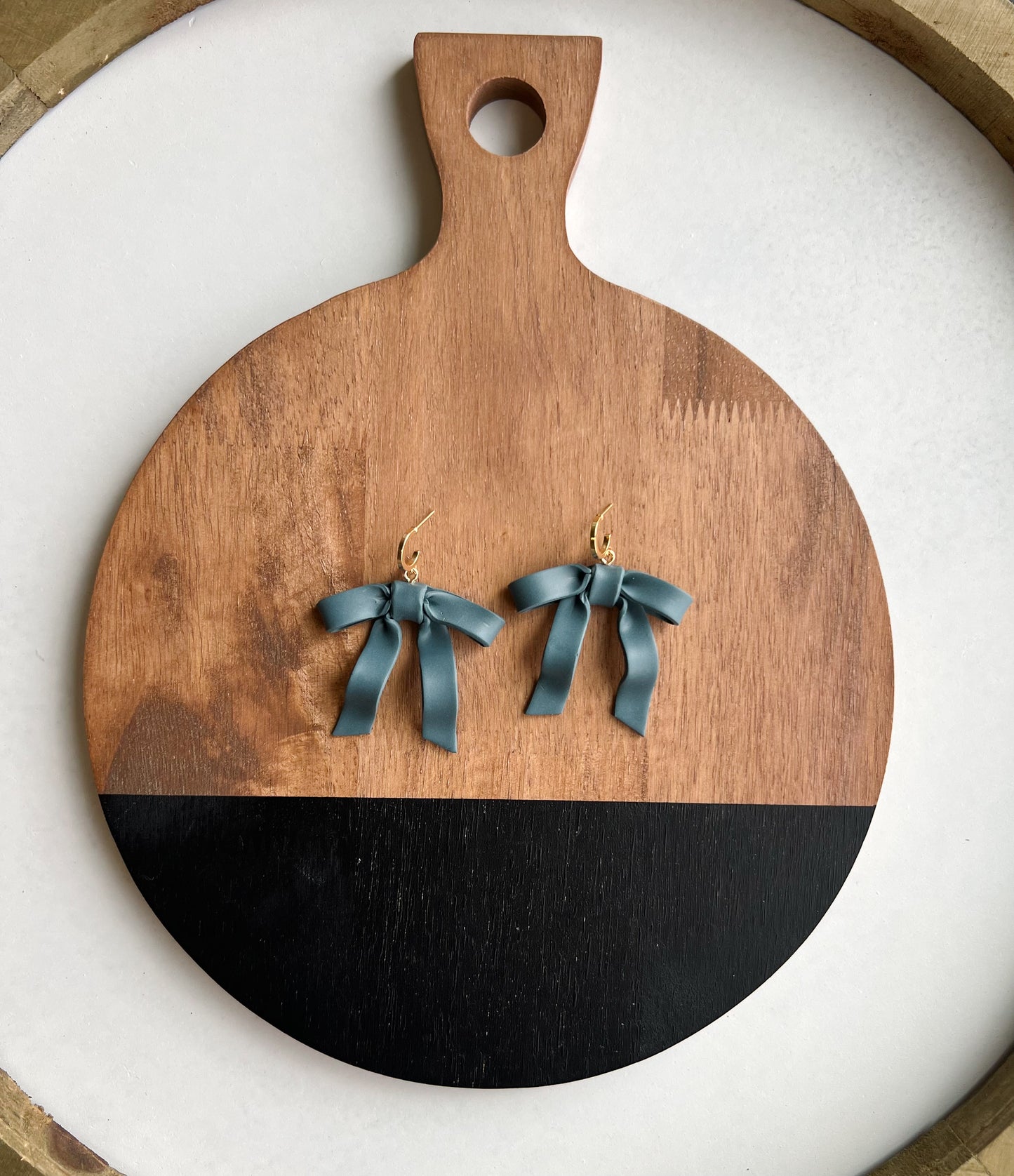 Ribbon Bow - Blueberry