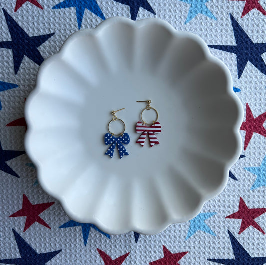 Mismatched Stars & Stripes Bows
