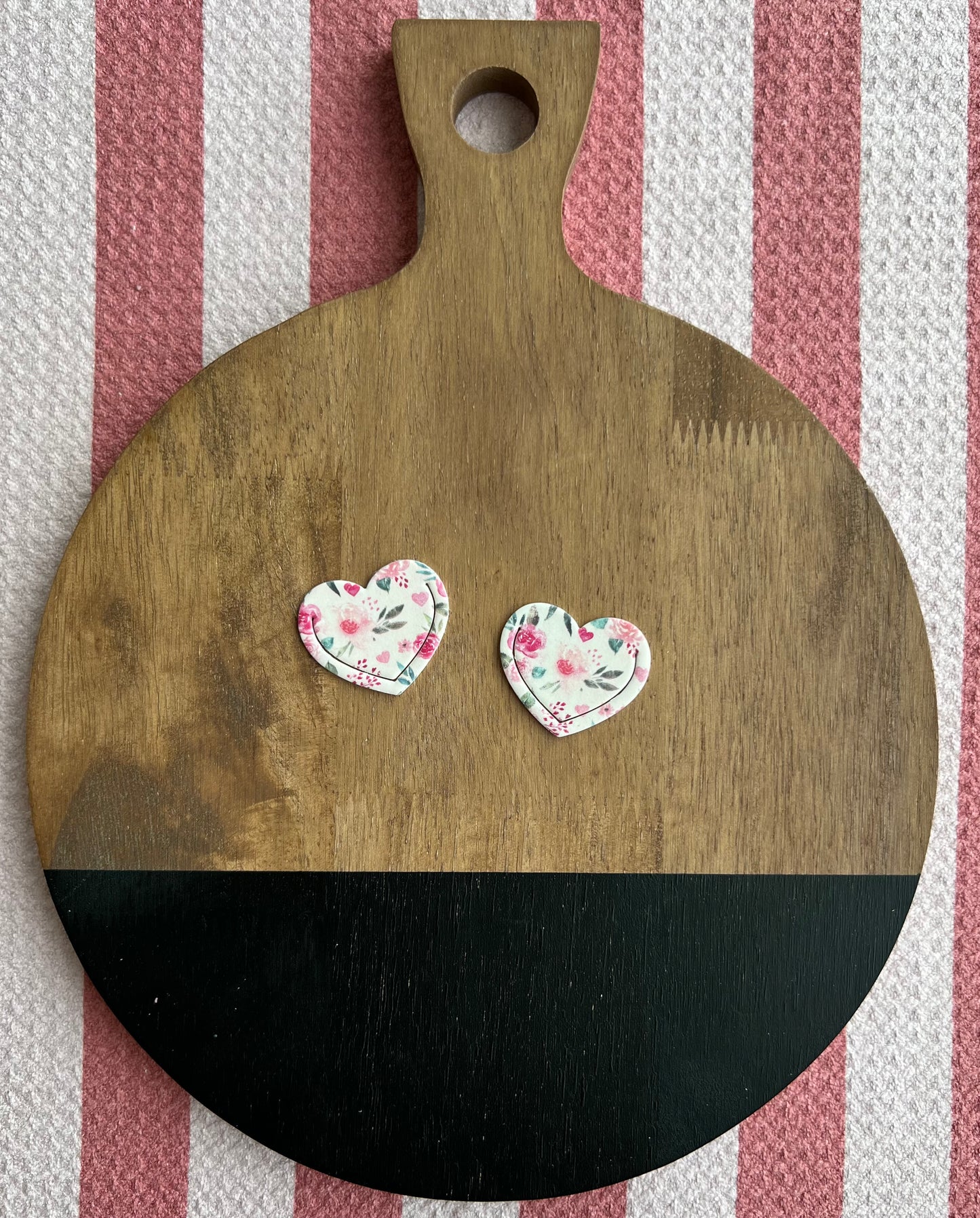 Heart Bookmark - Pink Floral